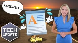 Iconic WordPad interface symbolizing its legacy from Windows 95 to its current transition in the digital era.