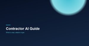 Contractor AI Guide - ITech Plus blog