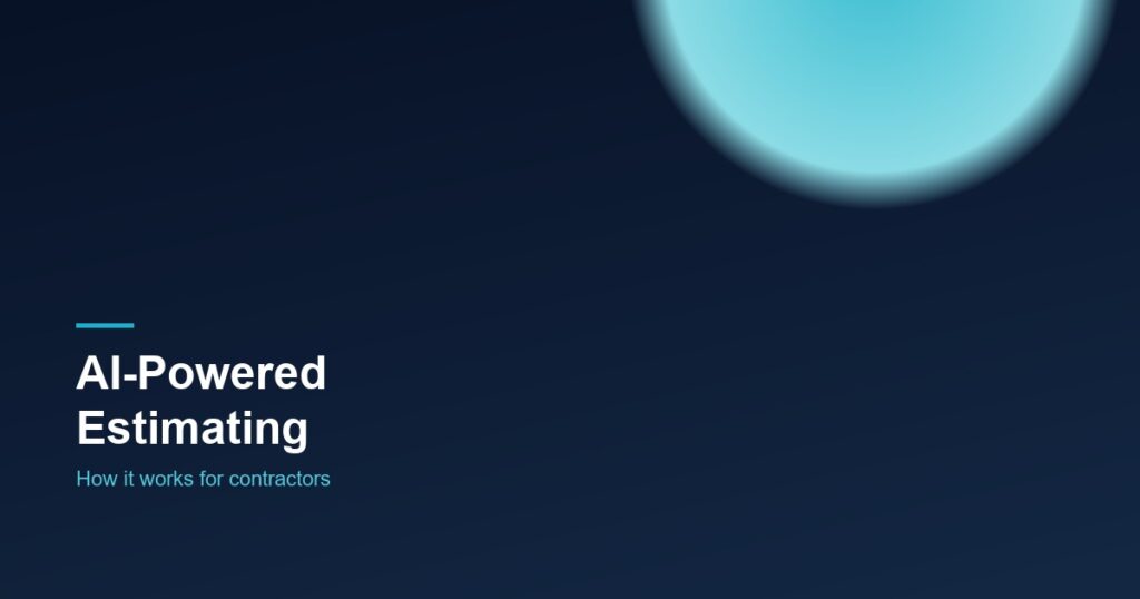 AI-Powered Estimating - ITech Plus blog