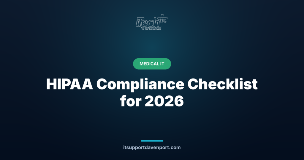HIPAA Compliance Checklist 2026 — iTech Plus