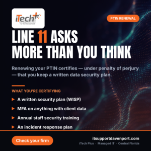 Renewing your PTIN this fall? Line 11 asks more than most preparers realize