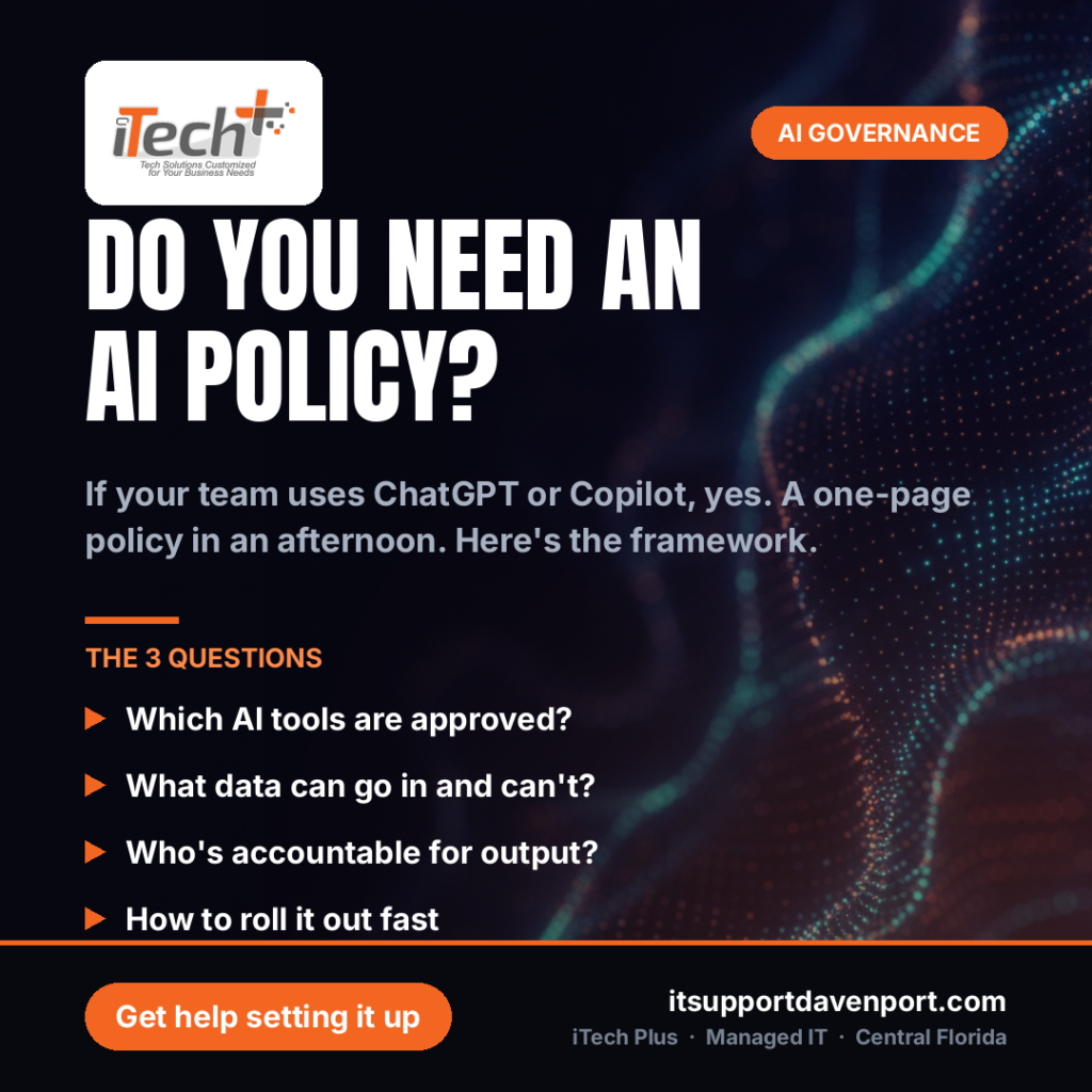 Do you need an AI use policy for employees - small business framework