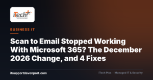 Scan to Email Stopped Working With Microsoft 365? The December 2026 Change, and 4 Fixes